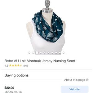 Bebe AU Lait 2 in 1 Nursing Scarf/Cover